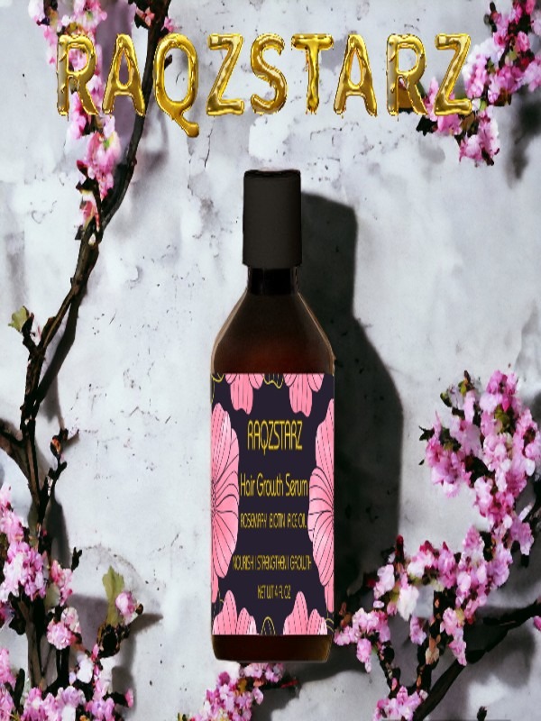 RAQZSTARZ™ Hair Growth Oil with Rosemary Jojoba Rice